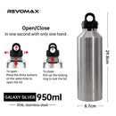 REVOMAX 950ml Tumbler Thermo Bottle Double Wall Stainless Steel Thermal Water Bottle Cold and Hot Thermos Cup Vacuum Flask Gym