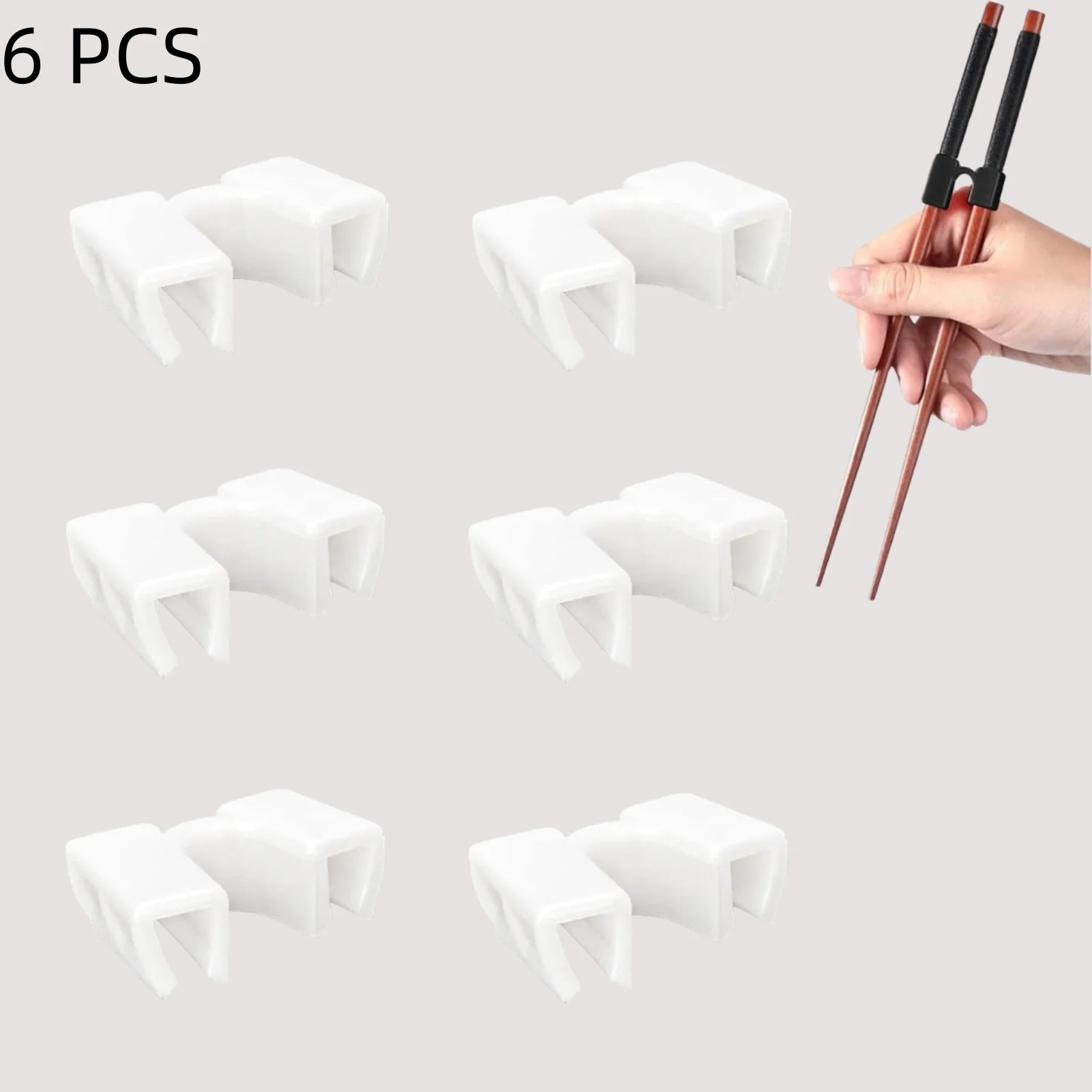 5/6/8PCS Reusable Chopstick Helpers Training Chinese Chopstick Holder For Children Beginner Trainers Learner Kitchen Tableware
