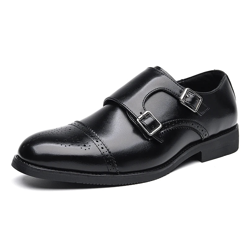 Sapatos Oxford Masculinos Italianos Marrons Cano Baixo Casual de Negócios Sapatos de Couro Masculinos para Banquete Sola Macia Tamanho Grande: 38-48
