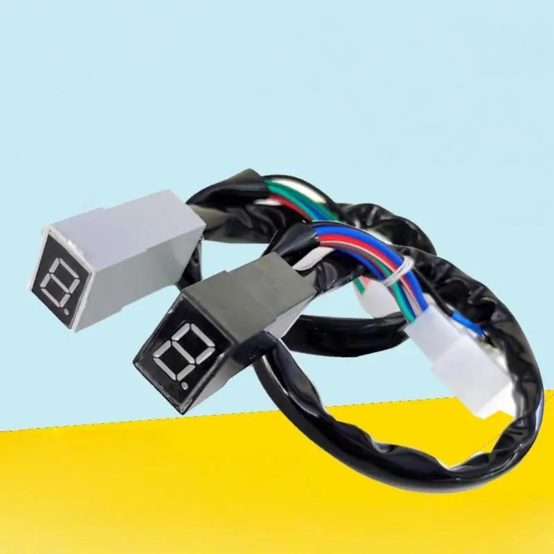 1Pc Motorcycle Scooter Display Shift Lever Sensor 4/5 Gears LED Digital Gear Indicator For 100cc 110cc 125cc 150cc 200cc