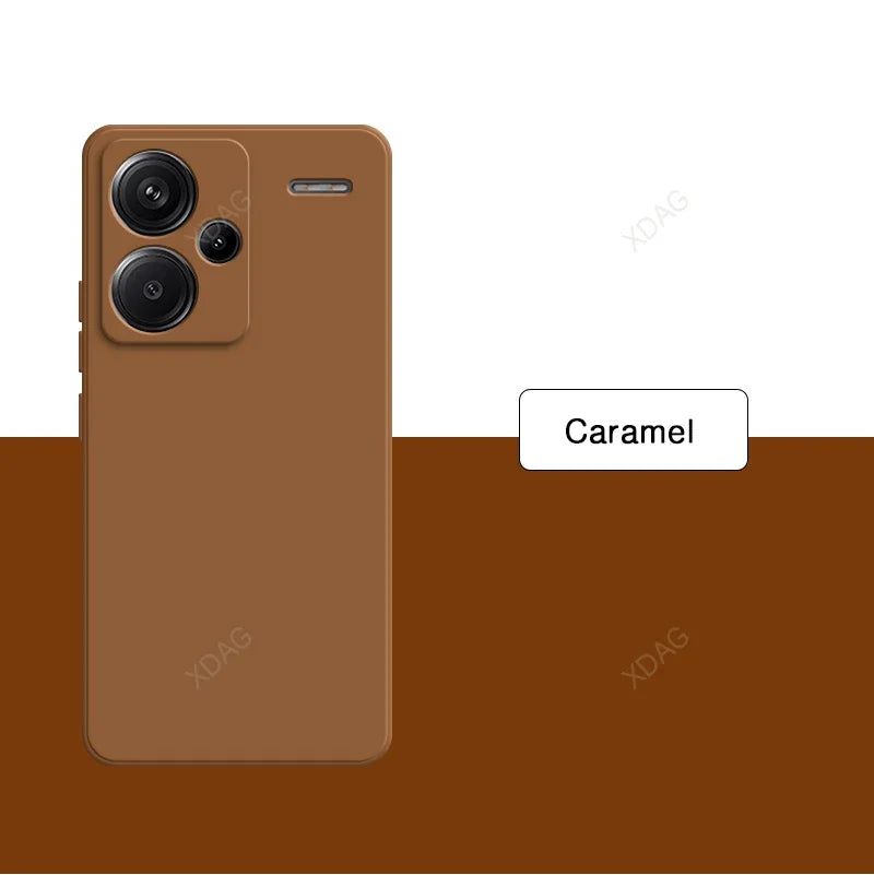 Original Soft Case for Xiaomi Redmi Note13 Note 13 Pro Plus Pro+ 13Pro+ 5G Shockproof Full Protective Liquid Silicone Back Cover