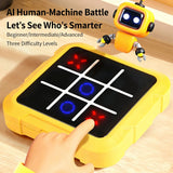 Electronic Chessboard Tic Tac Toe Multifunctional Children's Education Strategy Toy Parent-Child Fun Interactive Brain Game