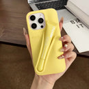 Rhode Case For iPhone 12 13 14 15 16 Pro Max Plus 17 Air Portable Lip Gloss Holder Lipstick Silicone Soft Bumper Cover Lip Glaze