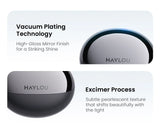 HAYLOU Flowbuds N55 Wireless Earbuds 54dB Adaptive ANC Bluetooth 6.0 LDAC Hi-Res Audio 6-Mic HD Call Earphones 40H Playback IPX5