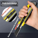 Large Art Knife Stainless Steel Paper Cutter Multi Purpose Plastic Handle Durable Stationery Supplies for Diy Craft Wallpaper