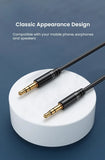 Cable de audio de 3,5 mm, cable auxiliar, adaptador de entrada de audio, cable auxiliar macho a macho, compatible con estéreos de coche, altavoces y auriculares.