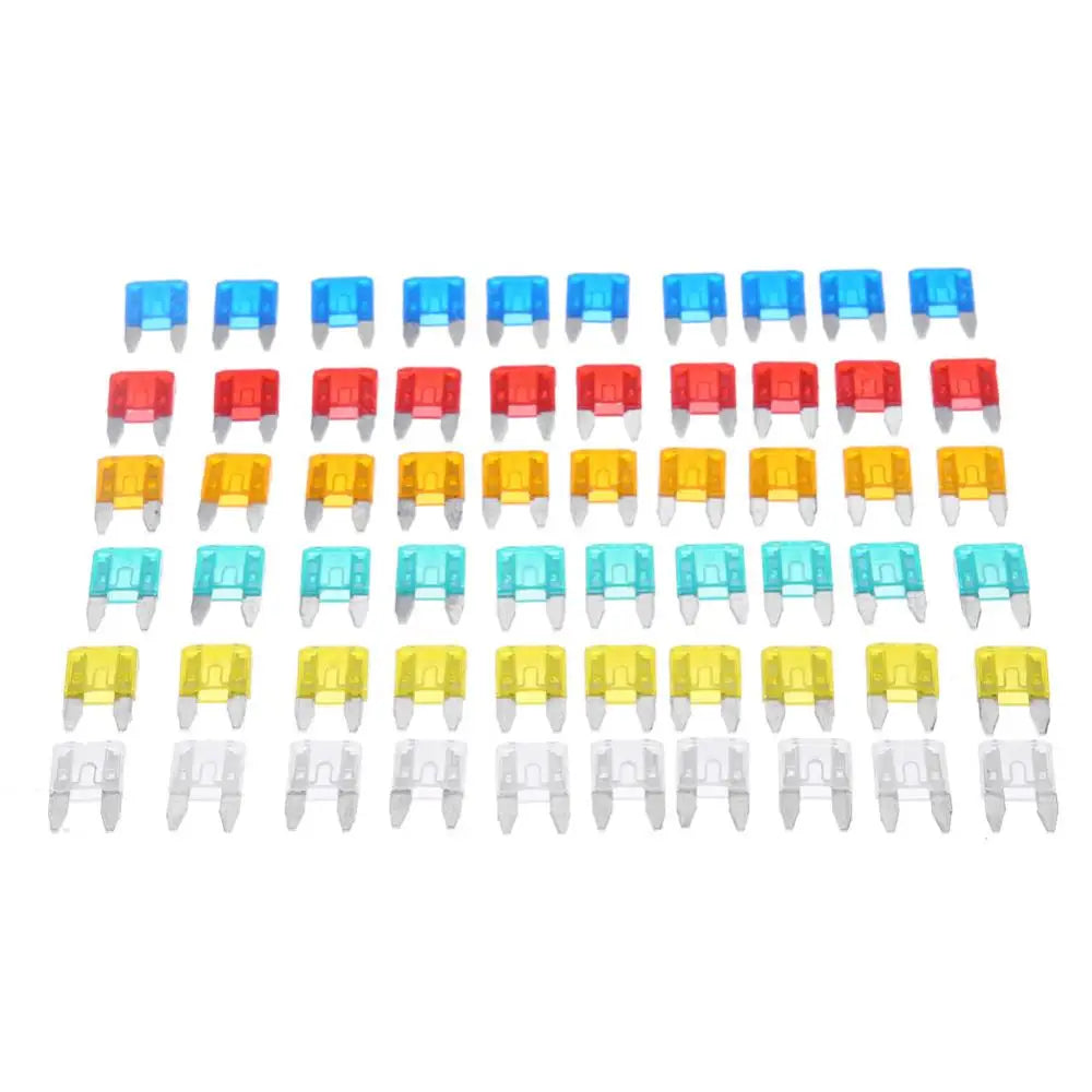 Kit de fusibles de cuchilla para coche (60-240 unidades, 5A, 10A, 15A, 20A, 25A y 30A), juego mixto, para camión