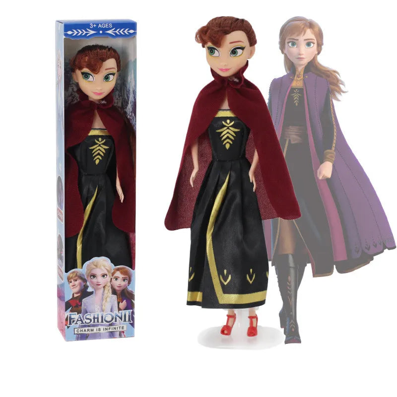 8 Styles Disney Frozen 2 Doll Girls Toys Princess Anna And Elsa Figure Dolls Movable Joints Children Christmas Gift 30cm