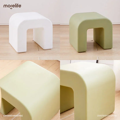 Plastic Minimalist Modern Living Room Shoe Changing Stool Small Stools Chairs Coffee Tables Side Table Bench Muebles Furniture