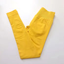 Mallas de impacto NCLAGEN para mujer, pantalones de yoga deportivos sin costuras, banda acanalada baja, ropa de gimnasio, ropa de entrenamiento, mallas ajustadas