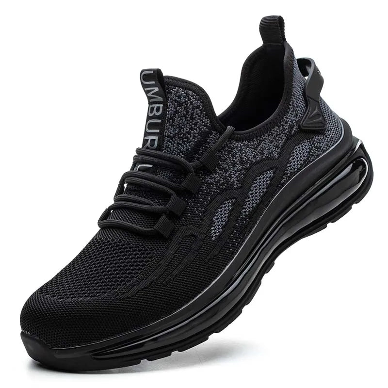 2024 Lightweight  Safety Shoes Men For Work Breathable Sports Safety Toe Shoes Work Boots Anti-Smashing Women
