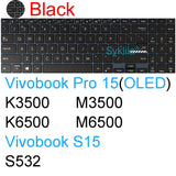 Keyboard Cover for ASUS Vivobook Pro 15 15X OLED GO S S15 N6506 S5507 S5506 M5506 X1505 M1505 K3504 Silicone Protector Skin Case