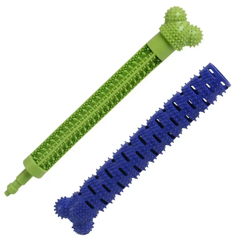 Palo de rechinar los dientes para mascotas, hueso extraíble, simulación de masticación para perros, entrenamiento, limpieza de dientes, cepillo de dientes, juguetes para perros