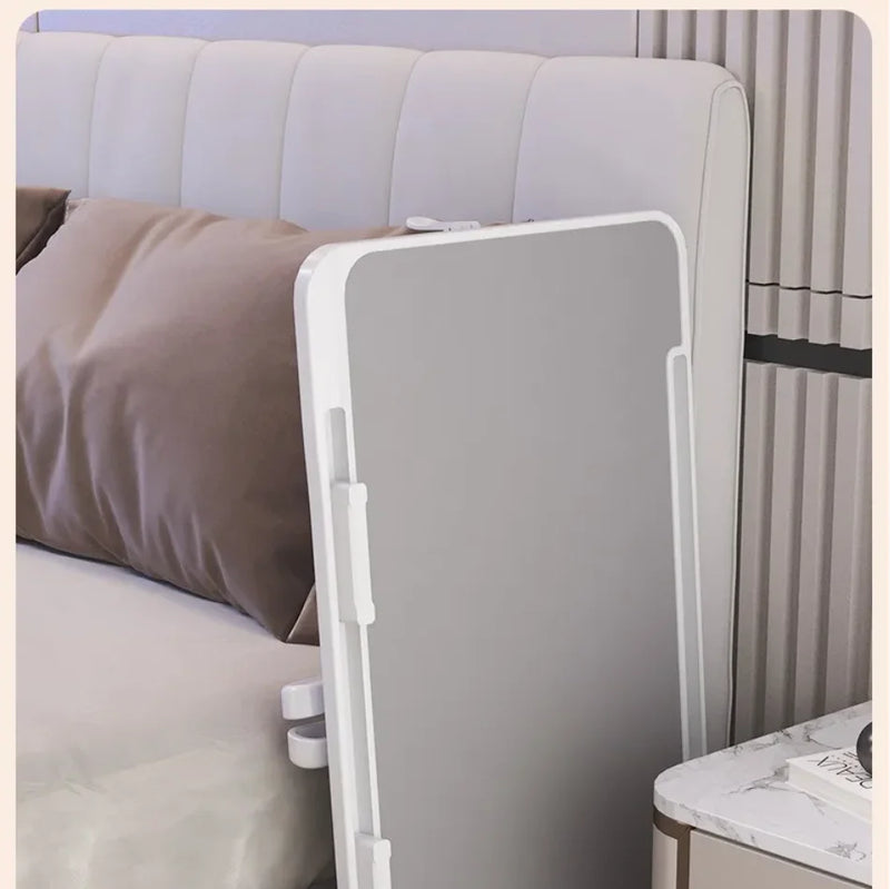 Lift Foldable Laptop Table for Bed Stand Lap Lazy Learning Desk Student Computer Desk for Working Read with Radiator Drawer