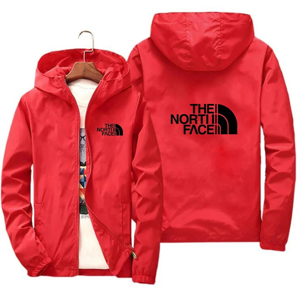 Chaqueta con capucha para hombre, nueva y popular para primavera y otoño de 2025, ideal para actividades al aire libre, ocio, moda urbana, chaqueta para hombre.