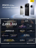 POCO F7 Pro 5G 12GB 256GB 512GB NFC Global Version Cellphone without Charger