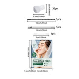 4/20pc Instant Invisible Face Stickers Neck Eye Double Chin Lift V Shape Refill Tapes Thin Makeup Facelifting Patch AdhesivesBan