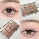 DIKALU-Korean Low Saturation Eyeshadow Palette, 16 Colors, High Level of Appearance, Matte Control, Pink Earth Covering Naturally 