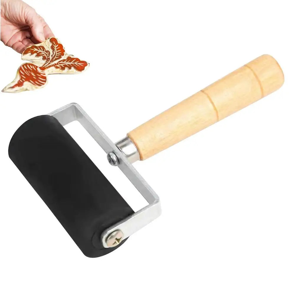 Professional Rubber Roller Brayer Ink Painting Printmaking Roller Art Craft Projects Ink Stamping Tool Paint Roller #W0