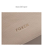 FOXER Brand Chic Mini Cellphone Bag Women's Shoulder Bag PU Leather Fashion Girl's Travel Small Crossbody Bag Purse