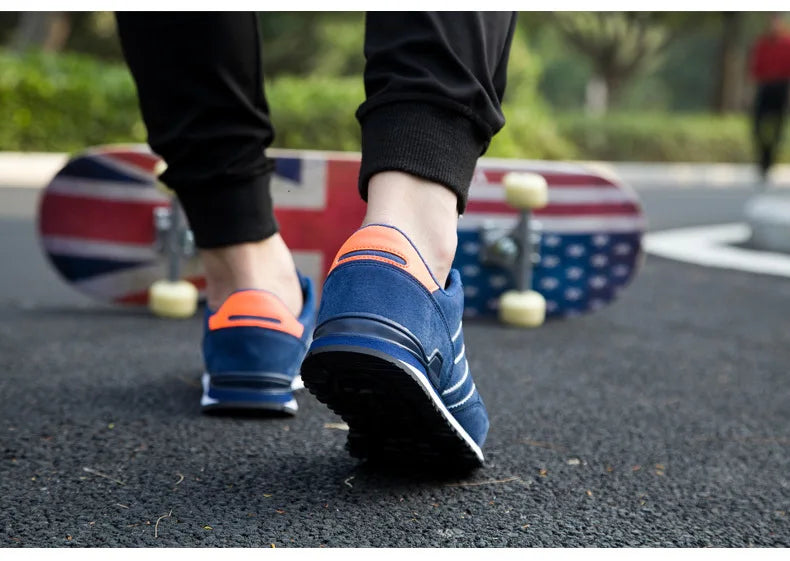 Brand Sneakers Men Outdoor Running Shoes High Quality Lace-Up Men Casual Shoes Fashion Comfortable Walking Shoes Tenis Hombres