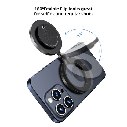Anillo de luz magnético para selfies, luz de relleno magnética para smartphone, mini luz de bolsillo para selfies para iPhone, XIAOMI, HUAWEI y SAMSUNG (2500K-9000K)
