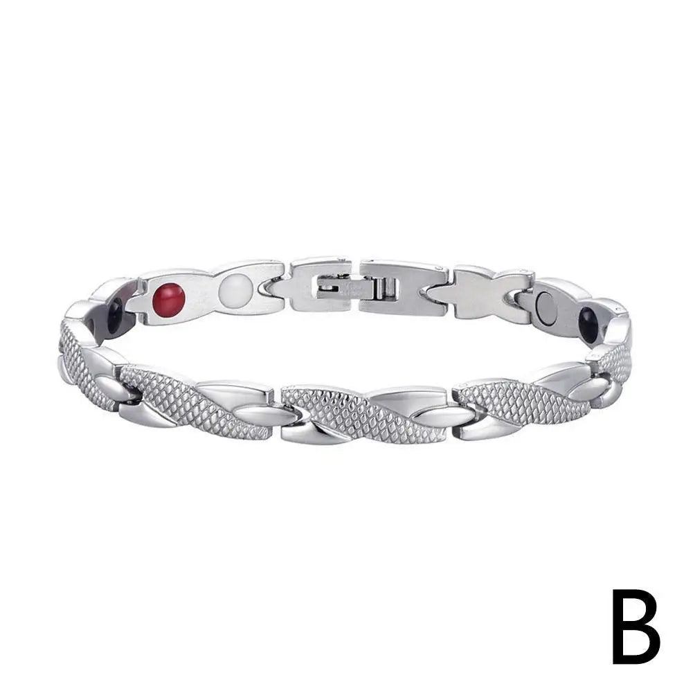 Pulsera magnética de terapia con diseño de dragón para mujer y hombre.
