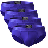 4 unids/lote Calzoncillos para Hombre, Bikini, ropa interior para Hombre, Calzoncillos para Hombre, Calzoncillos para Hombre, Cuecas, Calzoncillos transpirables de bambú JM358