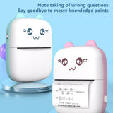 Papel para Impressão Conveniente para Impressoras de Bolso Estudante Perguntas Erradas Térmica Bluetooth Celular Foto Dados Notas Imprimir Câmera