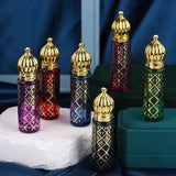 Empty Roller Bottles 8ml Portable Glass Roll on Bottlse Colorful Packaging Mini Essential Oil Container Blending Perfume Bottle