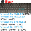Keyboard Cover for ASUS Vivobook 15 Pro 15X OLED GO S S15 N6506 S5507 S5506 M5506 X1505 M1505 K3504 Silicone Protector Skin Case