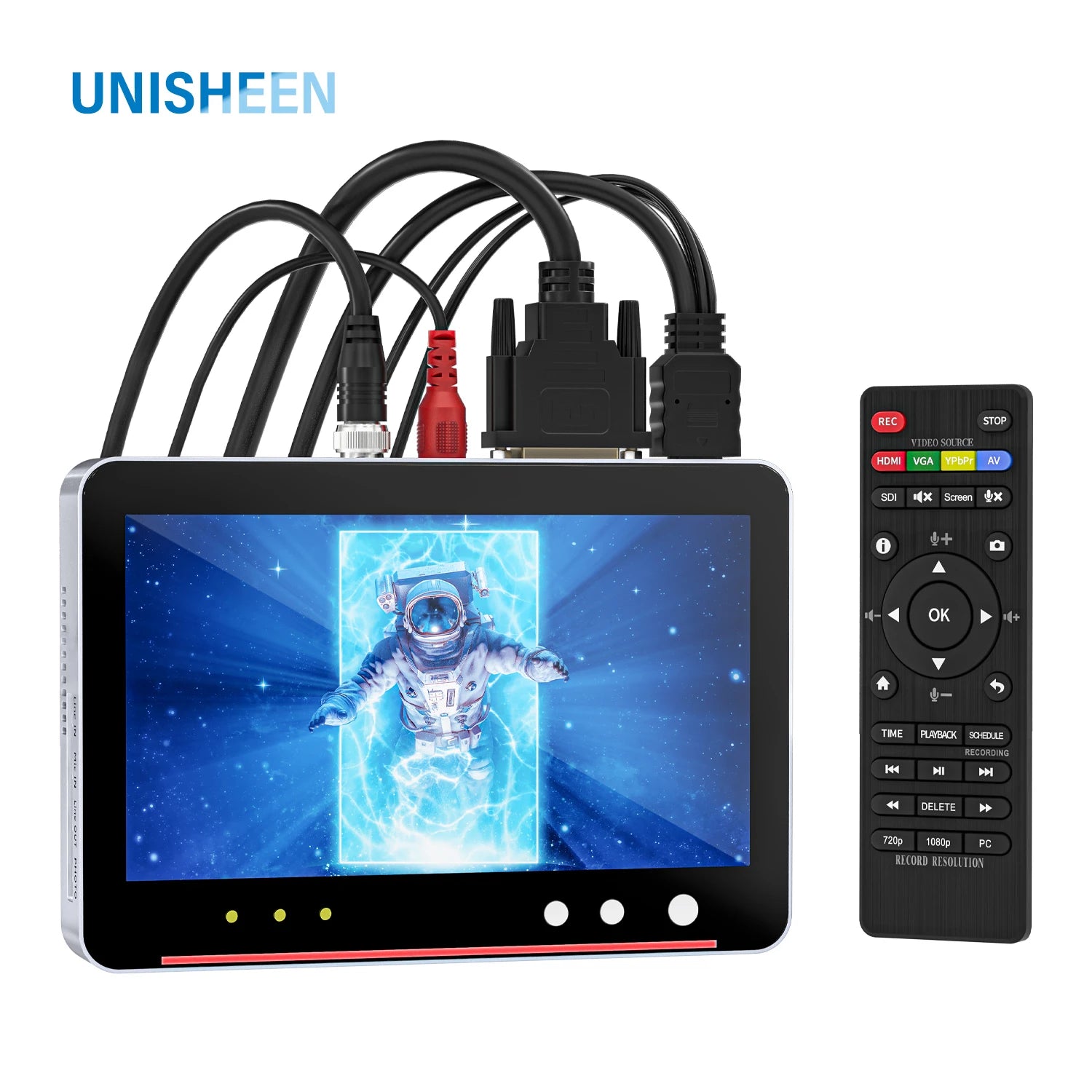 UNISHEEN UR230A Analog CVBS RCA SVideo Camera USB Tape VCR VHS Capture Card Box MP3 Video Recoder