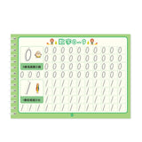 Reusable Children 3D Copybook For Calligraphy Numbers Handwriting Copybooks Learning Math Writing Practice Book For Kids