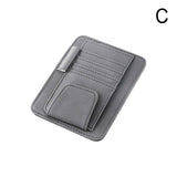 Visor Storage Multi-Pocket Car Sun Visor Document Storage Multi-functional Pen Card Glasses Clip Holder Organizer Interior Acces