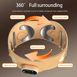 Cinturón de soporte lumbar ajustable para salud y bienestar, con percusión muscular, transpirable y protección lumbar, masajeador adelgazante con calor.