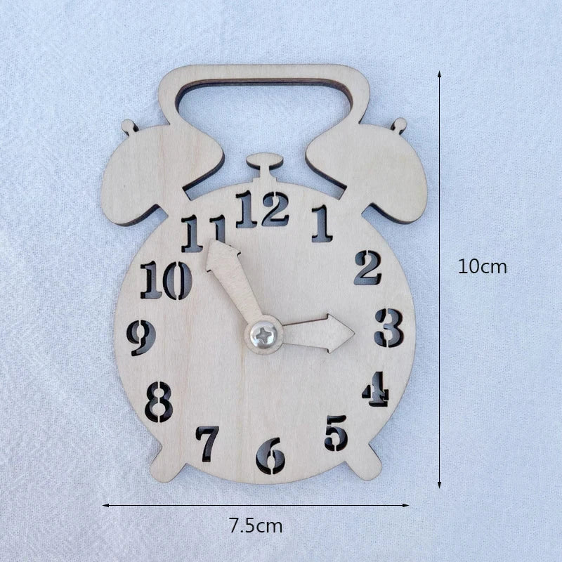 Montessori Busy Board DIY Clock Toy Baby Sensory Toys Busyboard Cognitive Activity Board Accessories For Children Gift