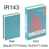 Travel Series Fake Book Decoration Coffee Table Living Room Fashion Fake Book Storage Box Decor Model Room IBIZA CAPRI