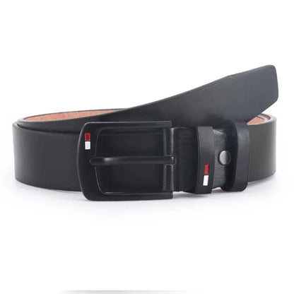 Fashion And Classical PU Alloy Square Buckle Belts Business Versatile Leisure Belts Black For Men Jean Pants Waistband ремень