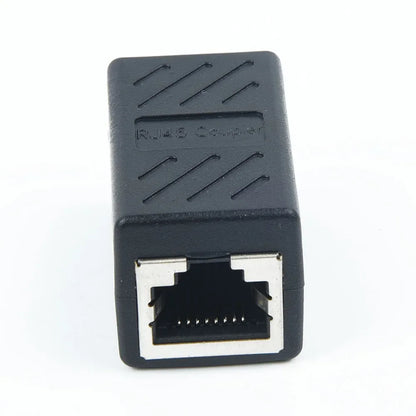 Cable Ethernet con conector hembra a hembra, adaptador de red LAN Cat7/Cat6/5e, extensor de Internet y convertidor.