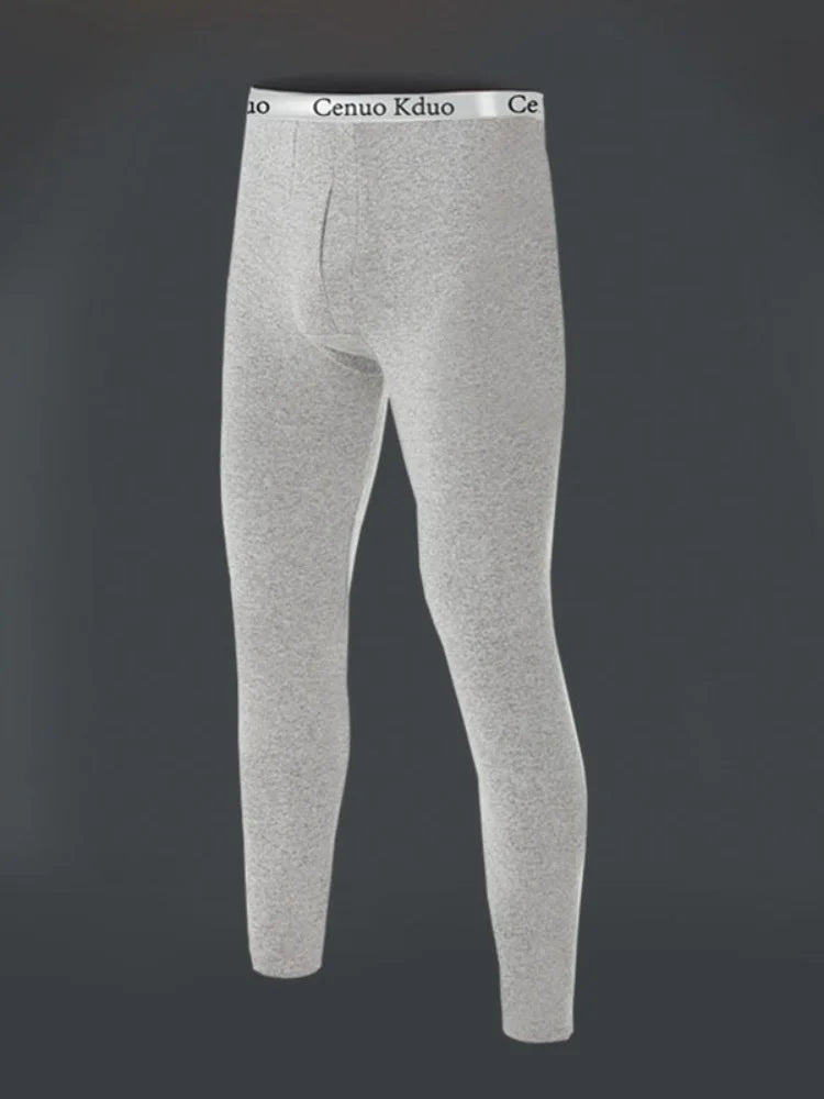 Calzoncillos largos térmicos para hombre, ropa interior de invierno cálida y agradable para la piel, mallas elásticas suaves y cómodas de talla grande.