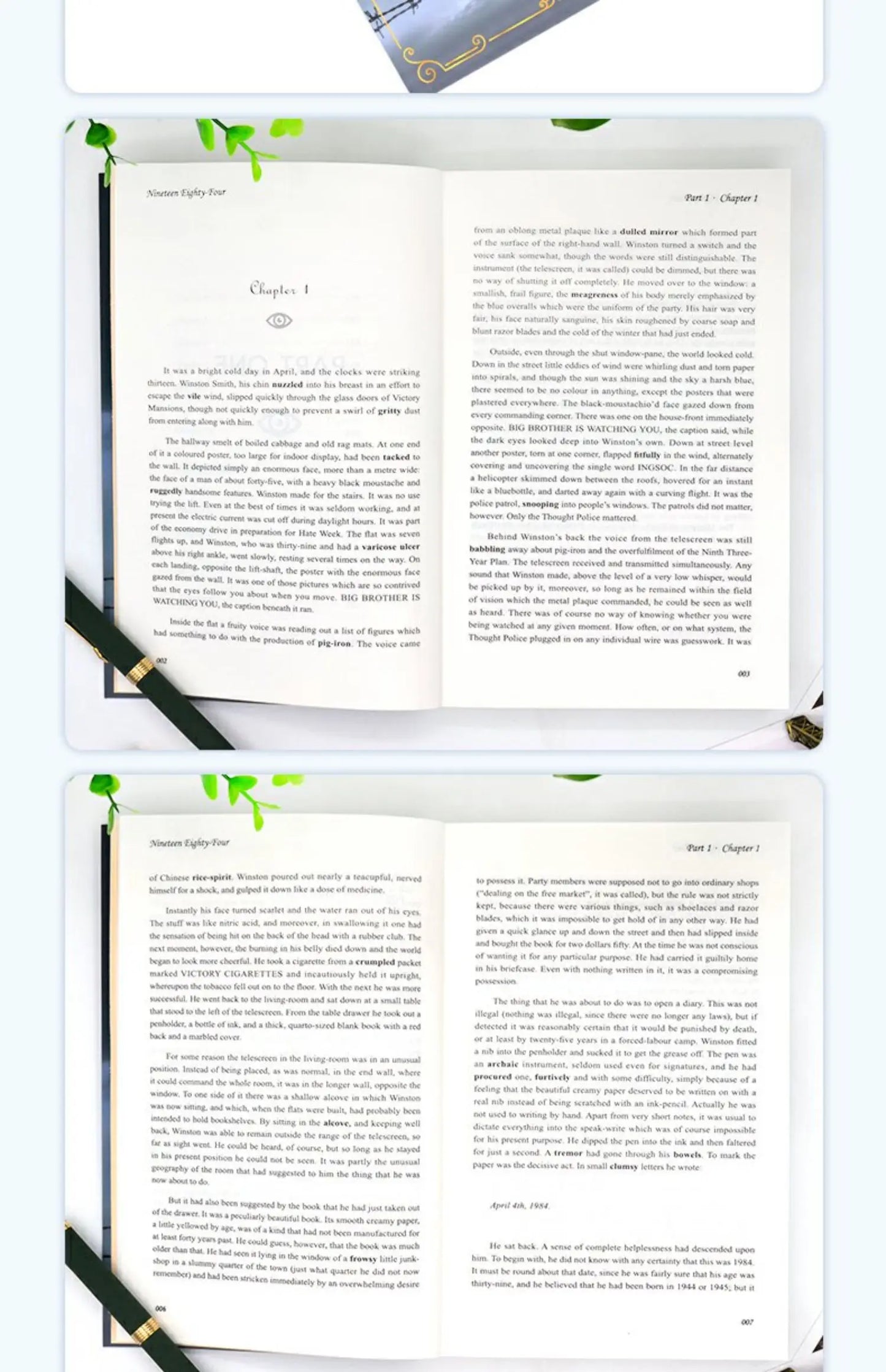 English Novel Book Nineteen Eighty-Four English Original Version 1984 World Classic Literature Fiction Book Genuine Libros