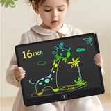 Tablet de Escrita e Desenho LCD (16/13/11 Polegadas) – Brinquedo Educativo para Meninos e Meninas de 3 a 8 Anos