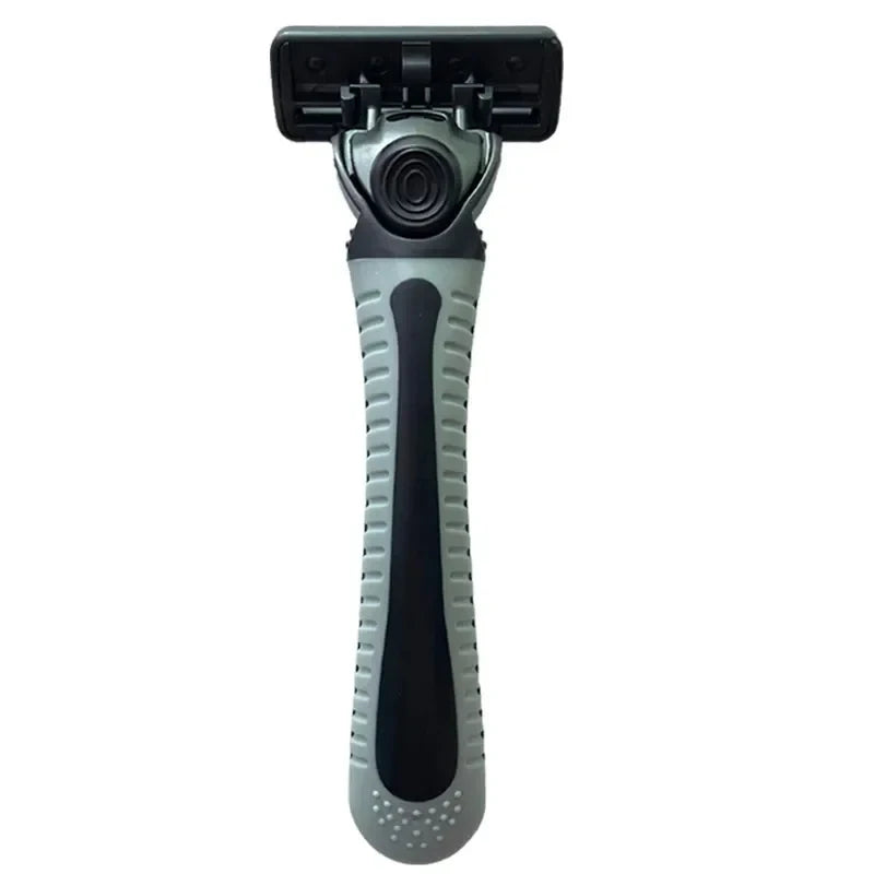 Maquinilla de afeitar de seguridad Razor Classic de 6 capas para hombres y mujeres, cuchillas de afeitar manuales