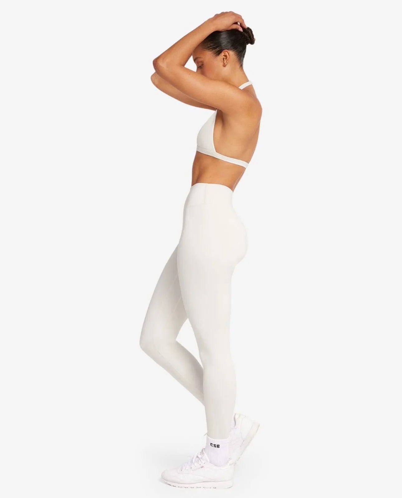 CSB Fitness High-Waist Yoga Pants - Freedom Series - Stretchy Tight High-Waisted Tush-Up Shark Pants