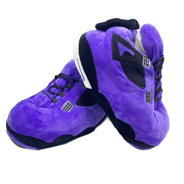 Zapatillas de casa unisex cálidas para hombre y mujer, zapatillas de casa, zapatos de suelo, talla grande, talla única 35-44, invierno 