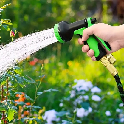 Flexible Expandable 25-100FT Magic Home and Garden Hose High Pressure House Watering Gun Set for Farm Irrigation Car Wash Pipes