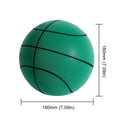 18/21/24 Solid Silent Basketball Kid Indoor Silent Sponge Elastic Little Leather Ball Lightweight 3/5/7 Inch Children Sports Toy