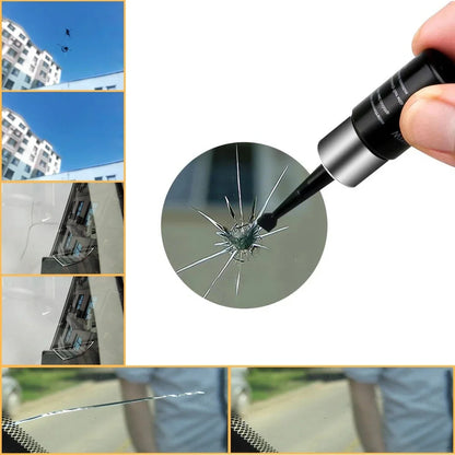 Líquido reparador de grietas en parabrisas de coche, herramienta nano para reparar vidrios, parabrisas de coche, arañazos en cristales, agente restaurador de grietas 
