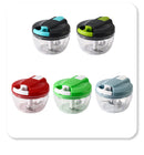 500/900ML Manual Food Processor Vegetable Chopper Hand Crank Garlic Mincer Portable Onion Cutter Fruits Herb Kitchen Accessories