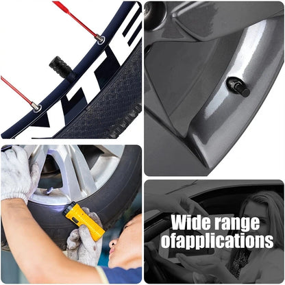 For Automobiles Motorcycles Trucks Bikes Aluminum Alloy Car Wheel Tire Valve Caps Tyre Rim Stem Covers Airdust Waterproof